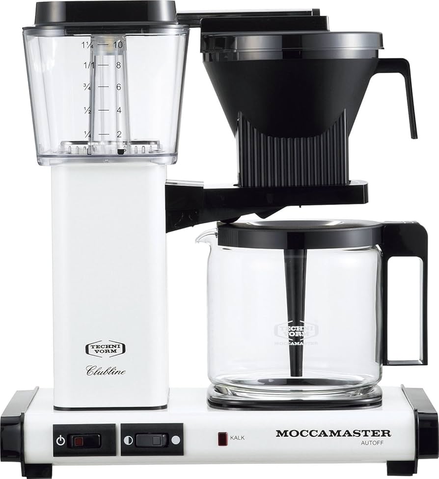 Amazon | モカマスター ドリップ コーヒーメーカー メタリックホワイト