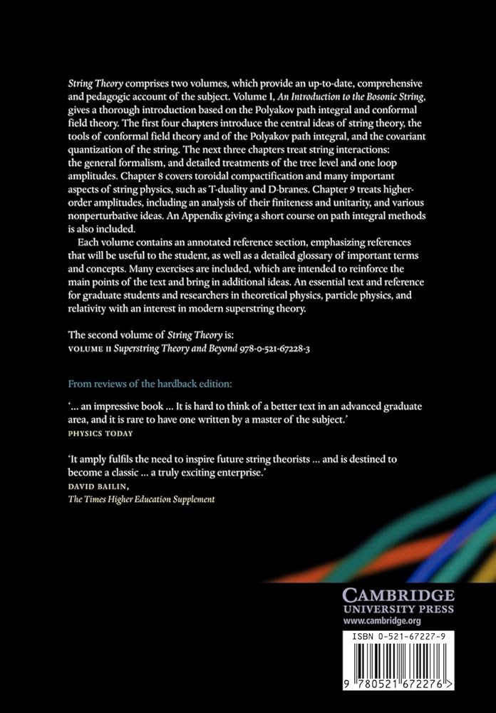 Amazon | String Theory, Vol. 1 (Cambridge Monographs on