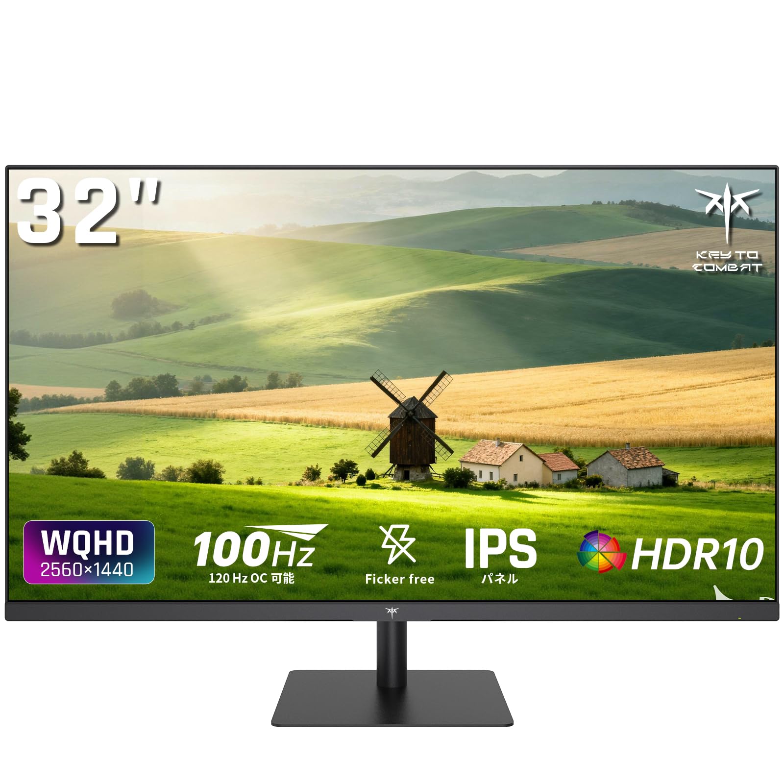 Amazon.co.jp: KTC 32 Inch Monitor QHD 100Hz 2K IPS Wide Screen