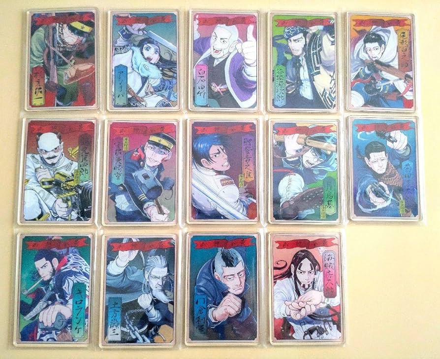 Amazon.co.jp: ゴールデンカムイ ステータスカード 全種 14枚