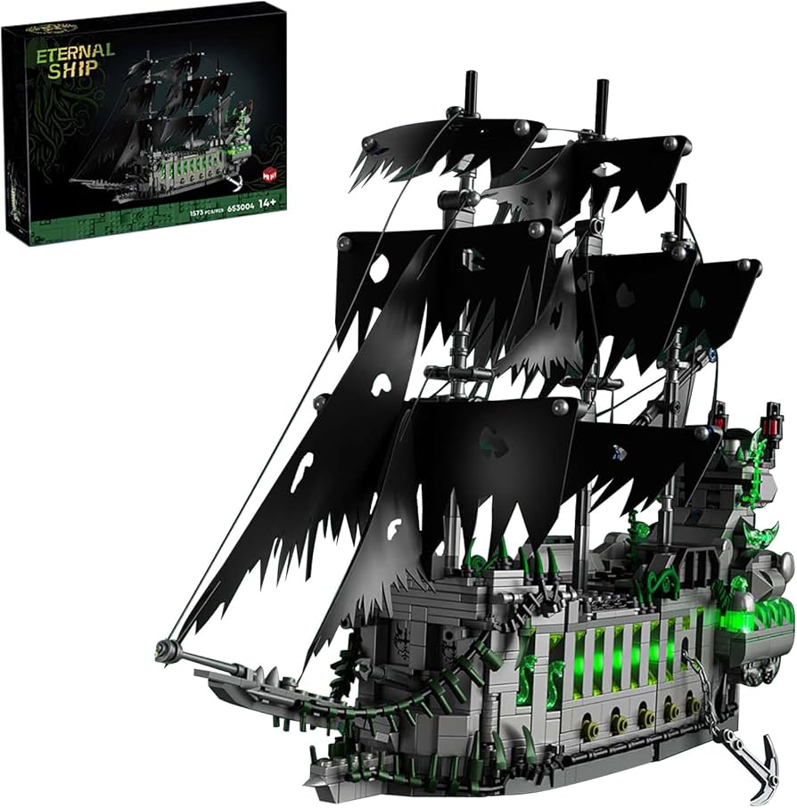 Amazon.co.jp: Hallisun ブロックセット パイレーツ船 海賊船 模型