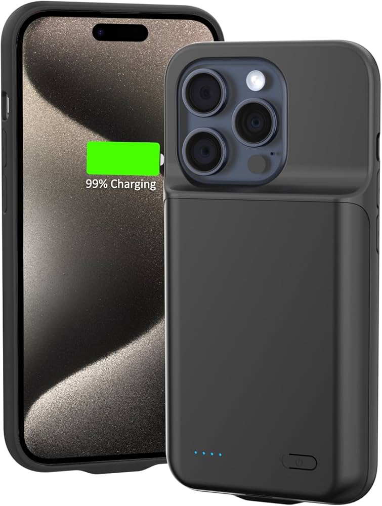 Amazon.com: DOKYW Charging Case for iPhone 15 Pro Max, Real