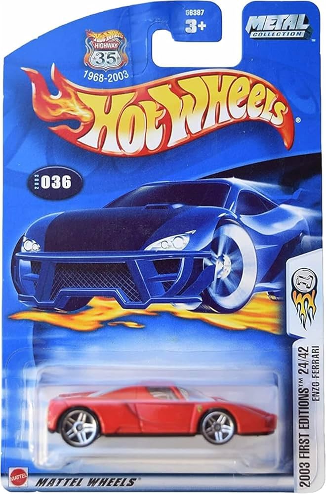 Amazon.com: Hot Wheels Red Enzo Ferrari 1:64 Scale Die-Cast Metal