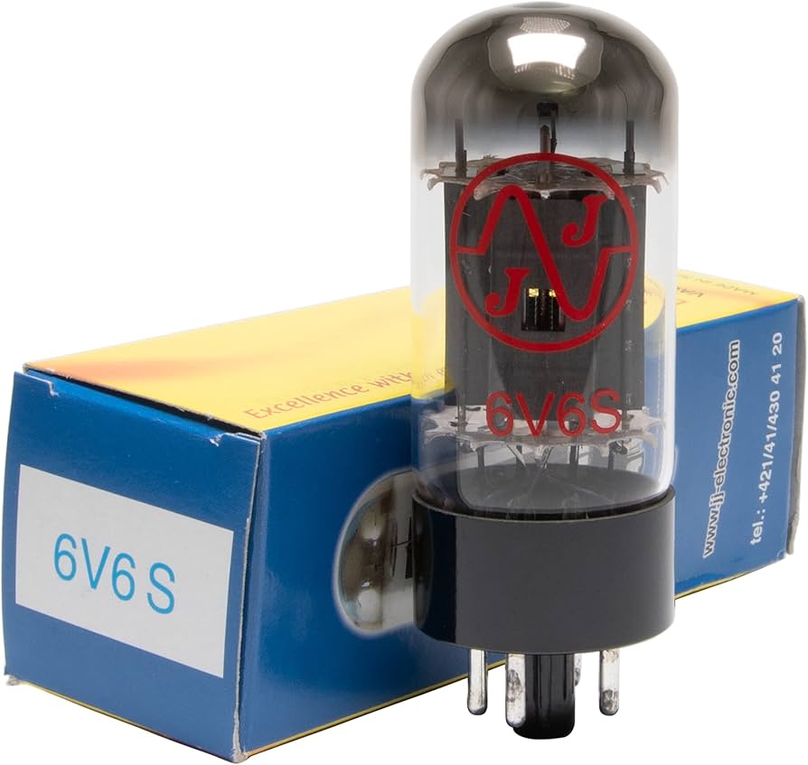 JJ製出力管6V6Sマッチドペア 2セット・4本