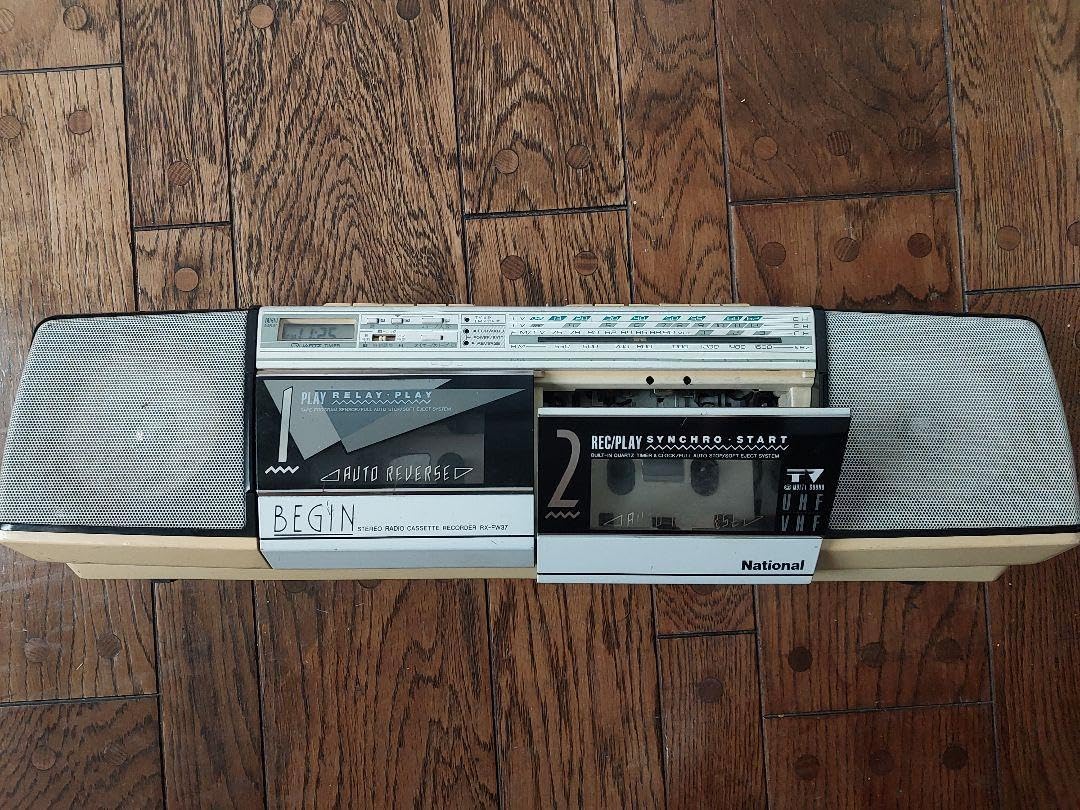 Amazon.co.jp: ナショナル ダブルラジカセ RX-FW37 作動品 : 家電＆カメラ