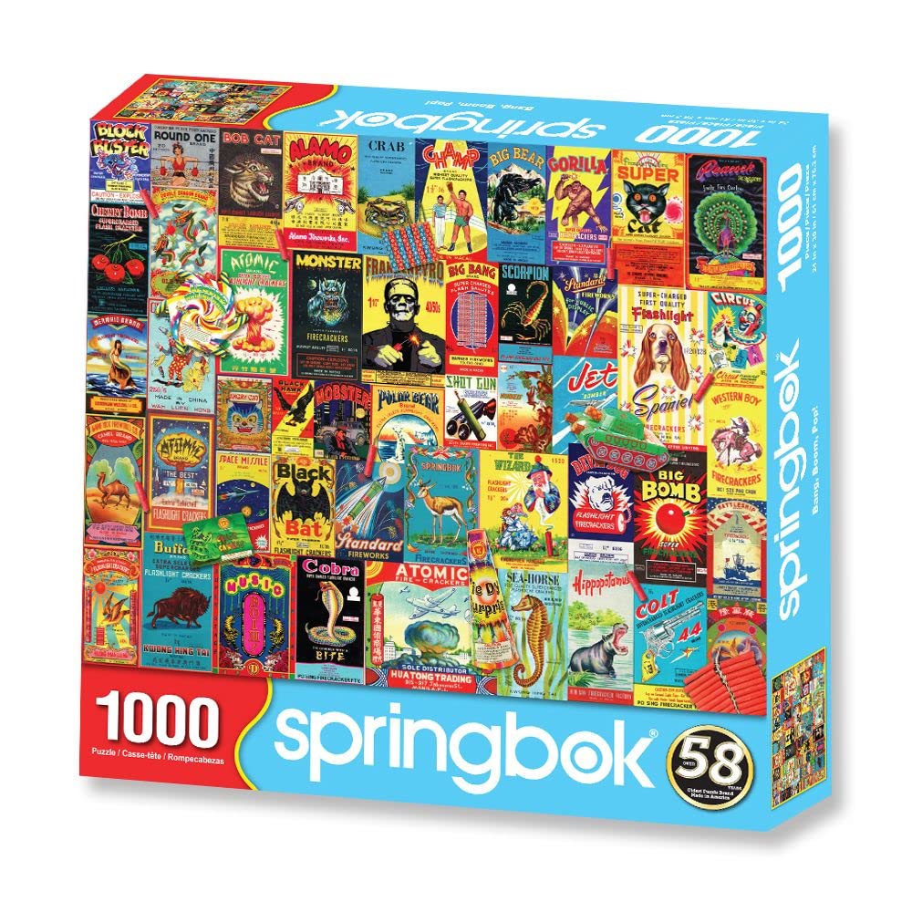 Amazon | Springbok's 1000ピース ジグソーパズル バング、ブーム