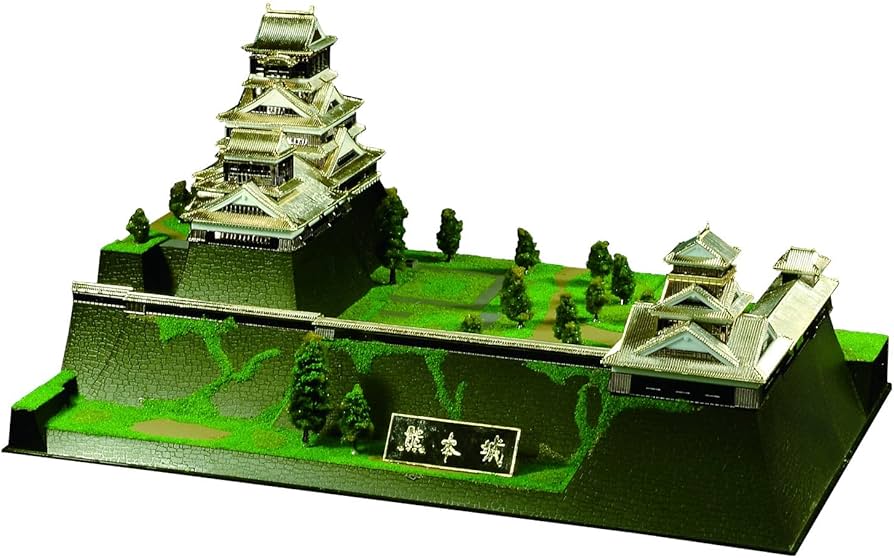 Amazon | 童友社 1/350 日本の名城 デラックスゴールド 熊本城