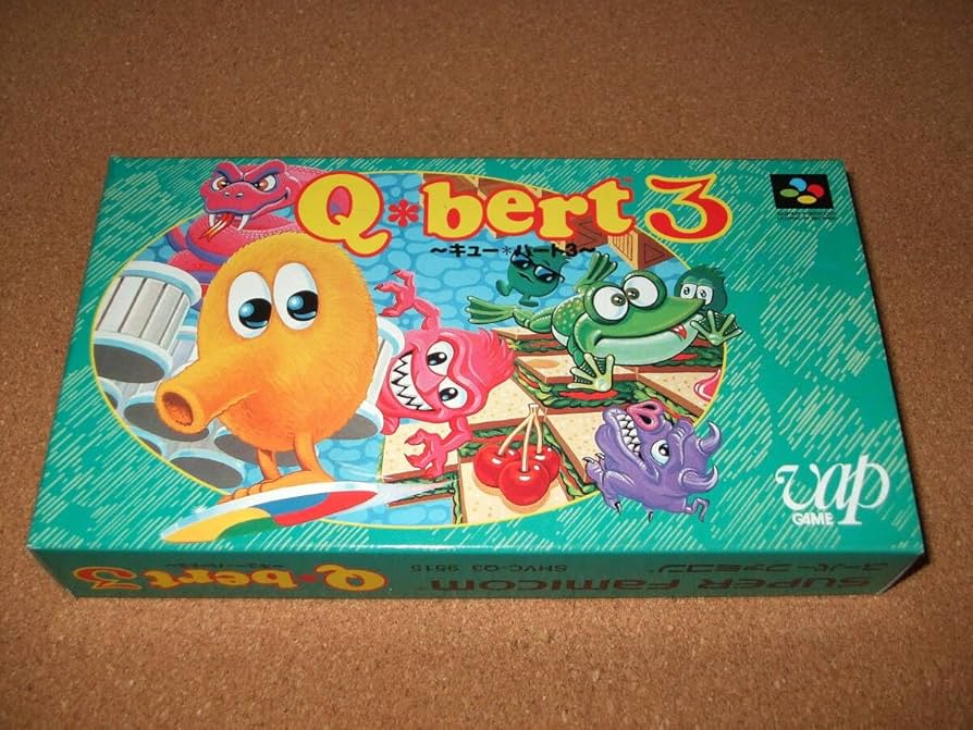 Amazon.co.jp: スーパーファミコン レアソフト Qbert3（キューバート