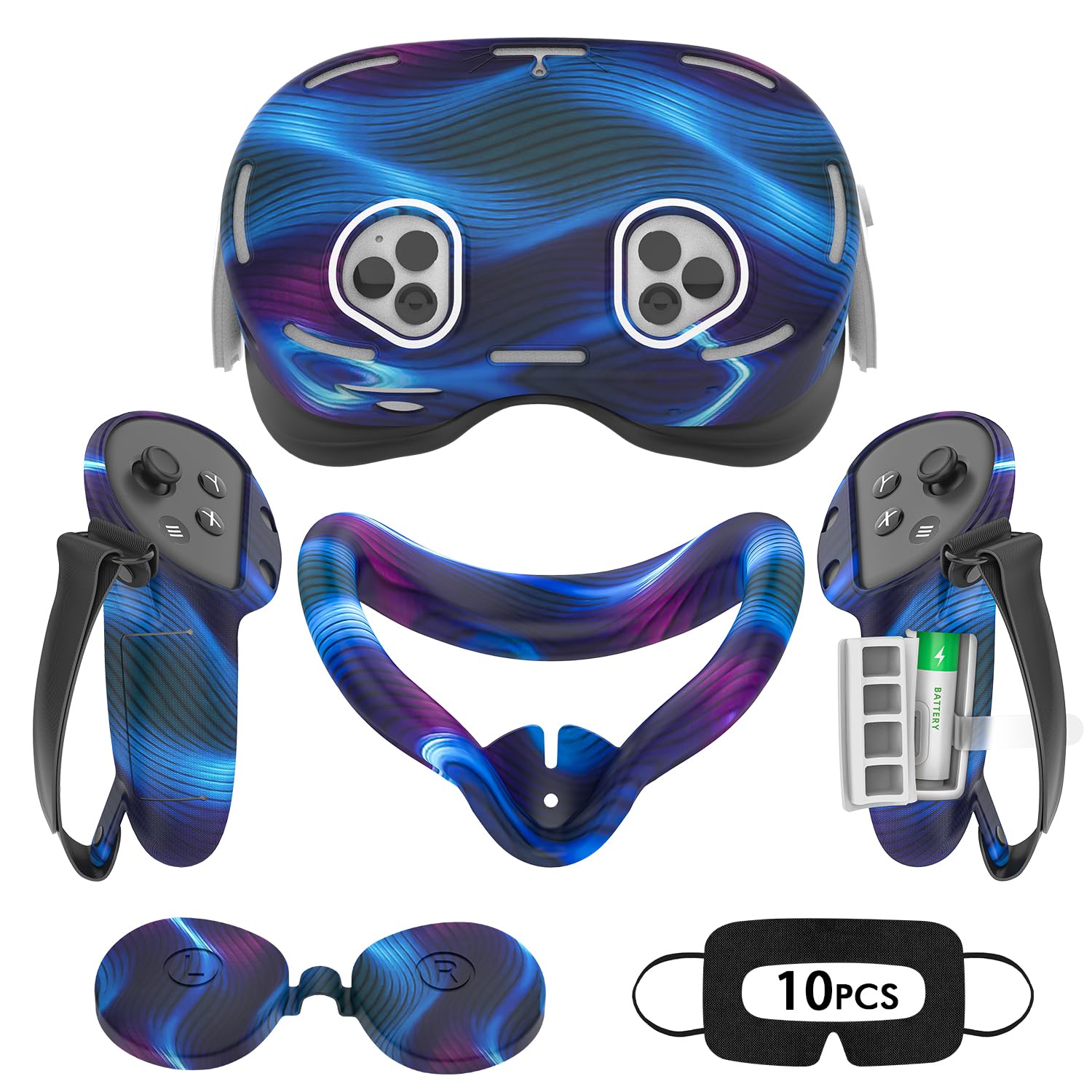 Amazon.com: Silicone Cover Set Compatible with Oculus/Meta Quest