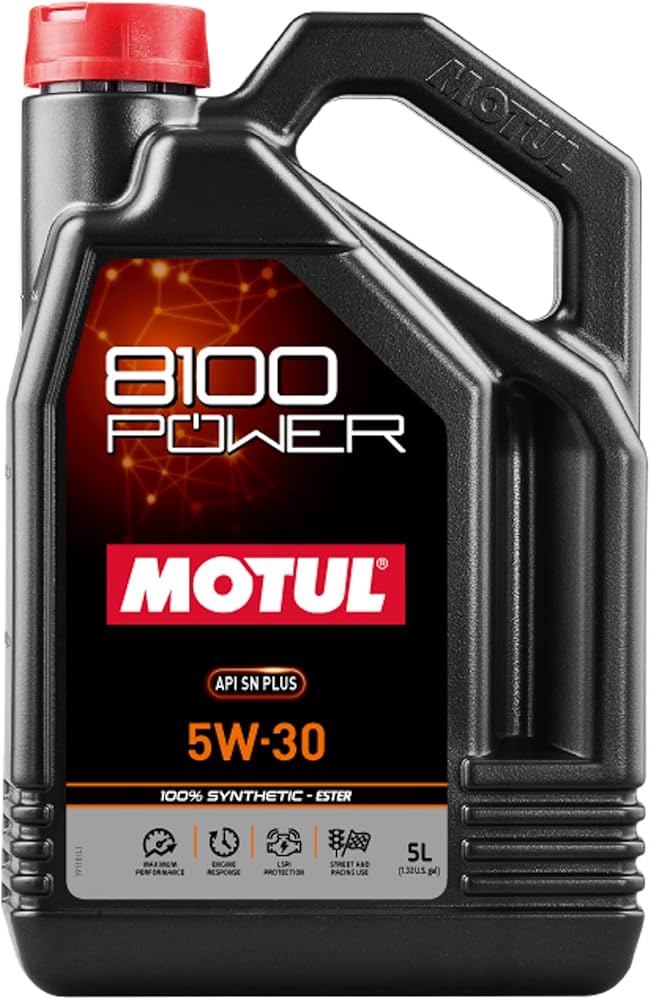Amazon | MOTUL(モチュール)8100 Power 5W-30 5L 112003 | 車用