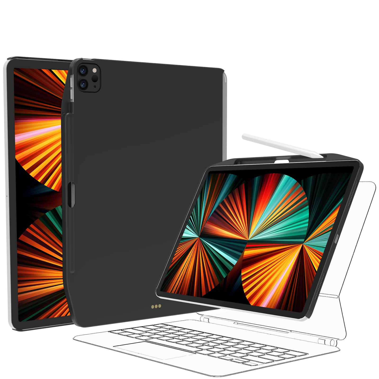 Amazon | 【SwitchEasy】 iPad Pro 12.9 2022 2021 対応 ケース Apple