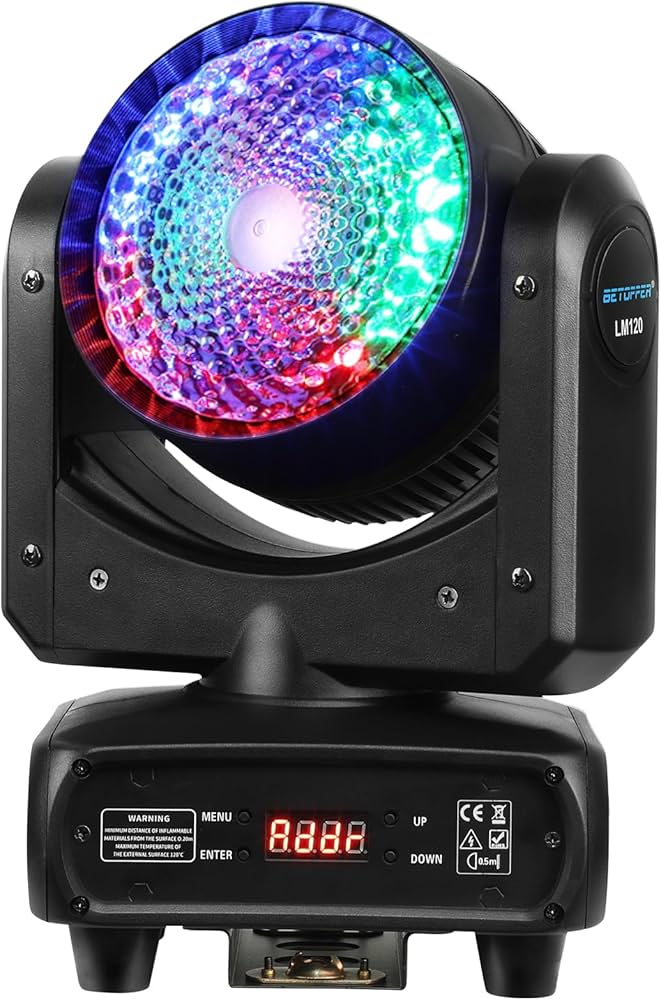 Amazon.co.jp: BETOPPER 120W C0B LED RGBW 4-IN-1 揺れるヘッド染色