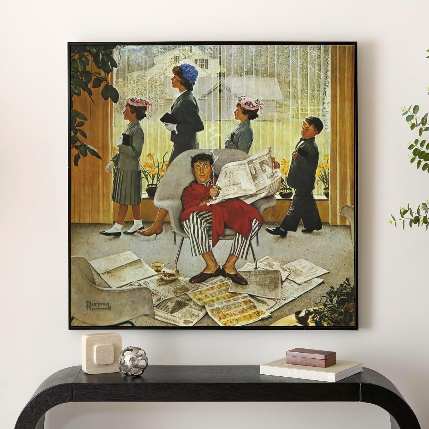 Amazon.co.jp: 有名なノーマン・ロックウェルのポスターマスター・オブ