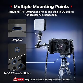 Amazon.com: SmallRig L-Shape Handle for Nikon ZR with Ergonomic