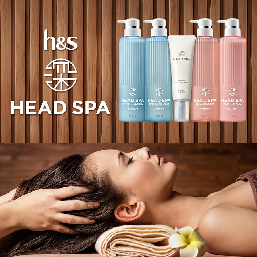 Amazon.co.jp: h&s深ヘッドスパ シャンプー&トリートメントセット 435g
