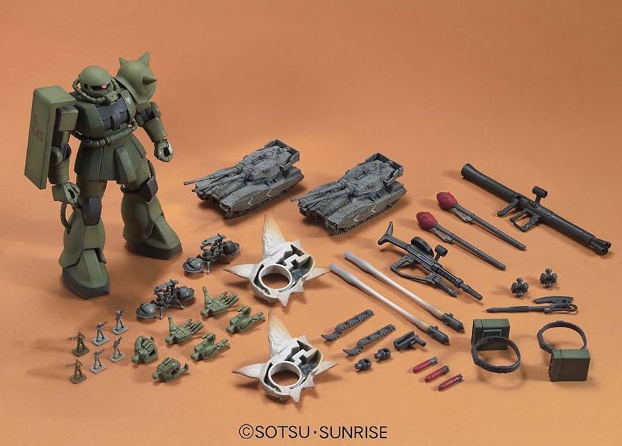 Amazon.co.jp: Bandai Hobby MS-06 Zaku The Ground War Set 1/144