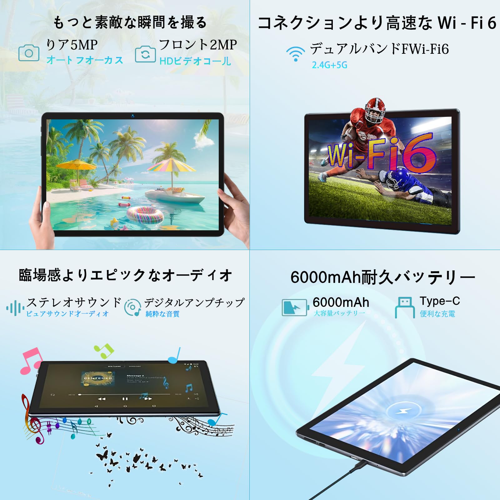 Amazon.co.jp: 【2025年新款発売 アンドロイド タブレット】 BMAX 10