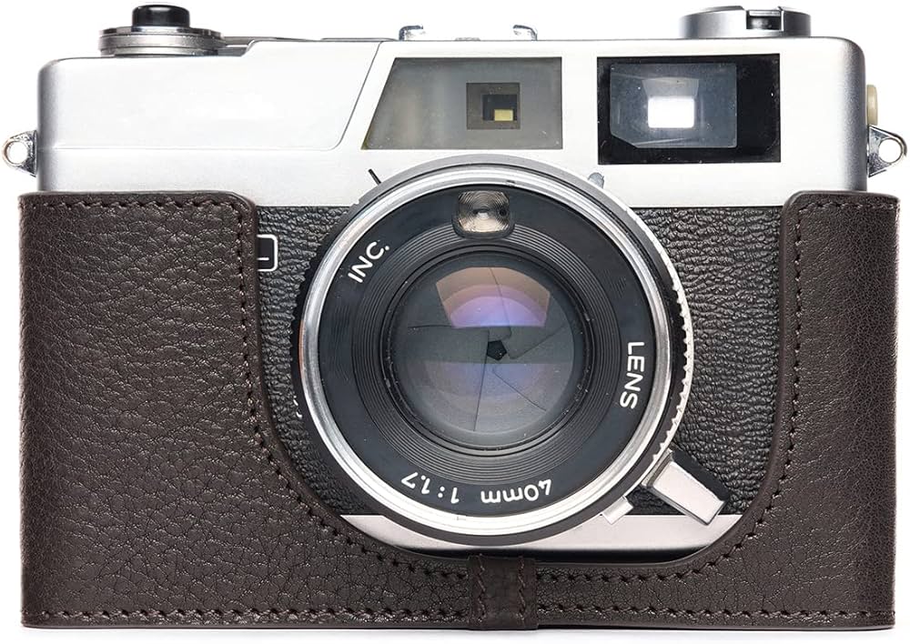 Amazon.com : TP Original Handmade Genuine Real Leather Half Camera
