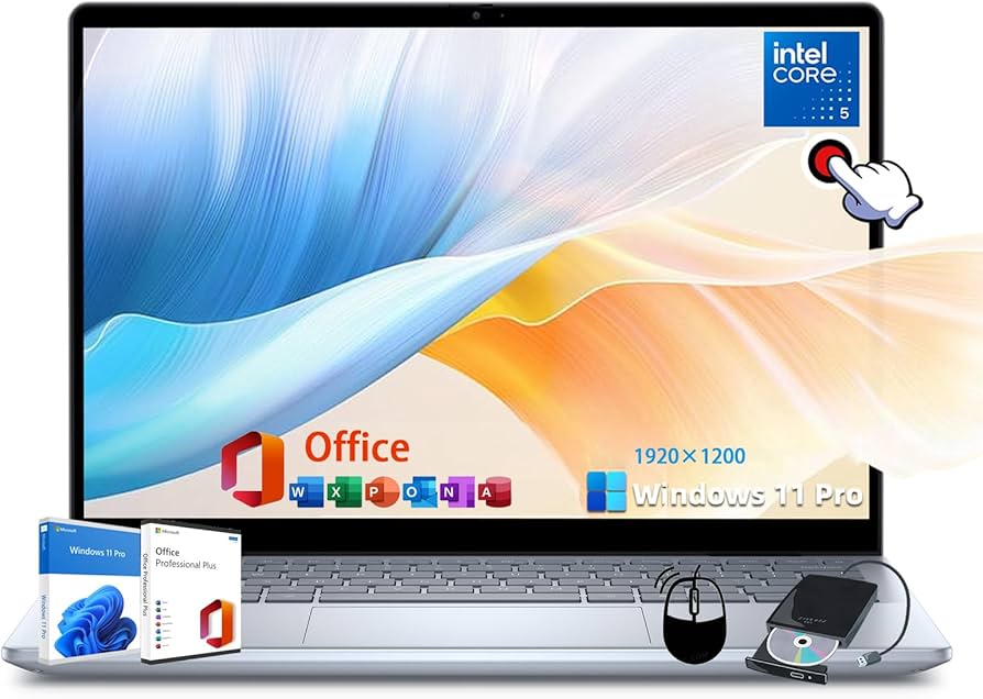 Amazon.com: Dell Inspiron 14 2-in-1 Touchscreen Laptop - w/Office