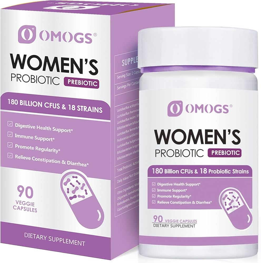 Amazon.com: OMOGS Women's Probiotic 180 Billion CFUs 18 Strains