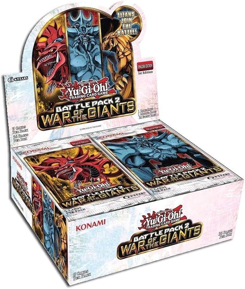 Amazon.com: 36 x Yu-Gi-Oh - Battle Pack 2 War Of The Giants