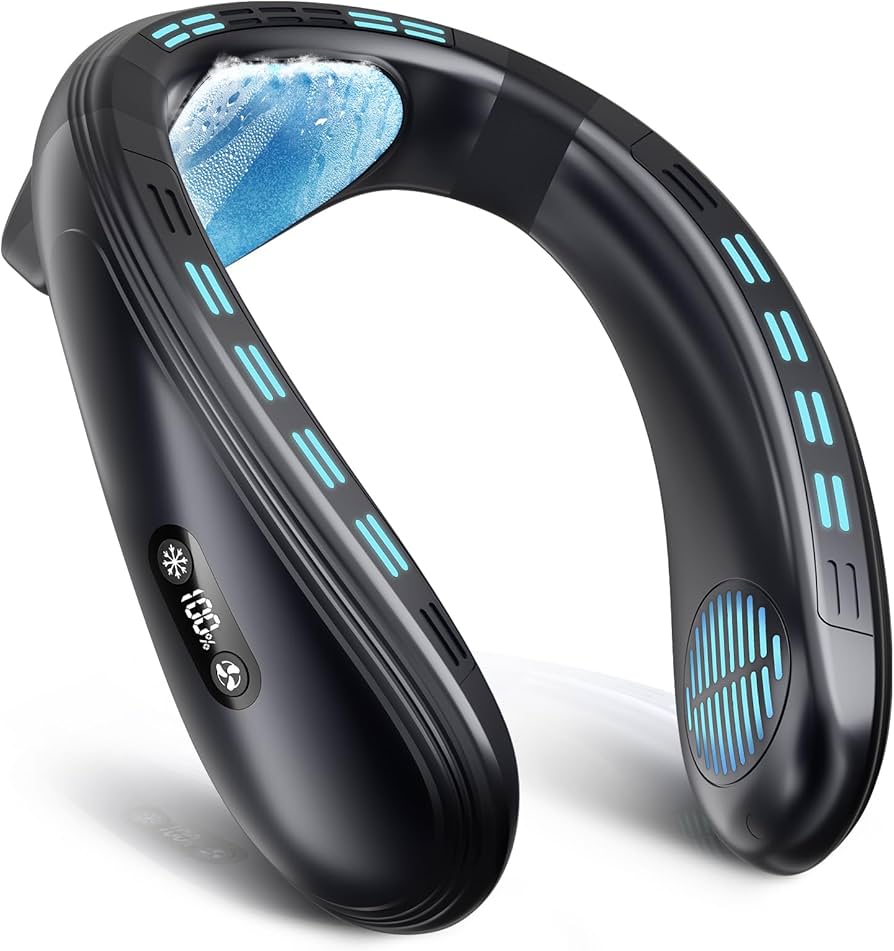 Amazon | 首掛け扇風機 ネッククーラー 瞬間冷却【2025夏モデル ネック