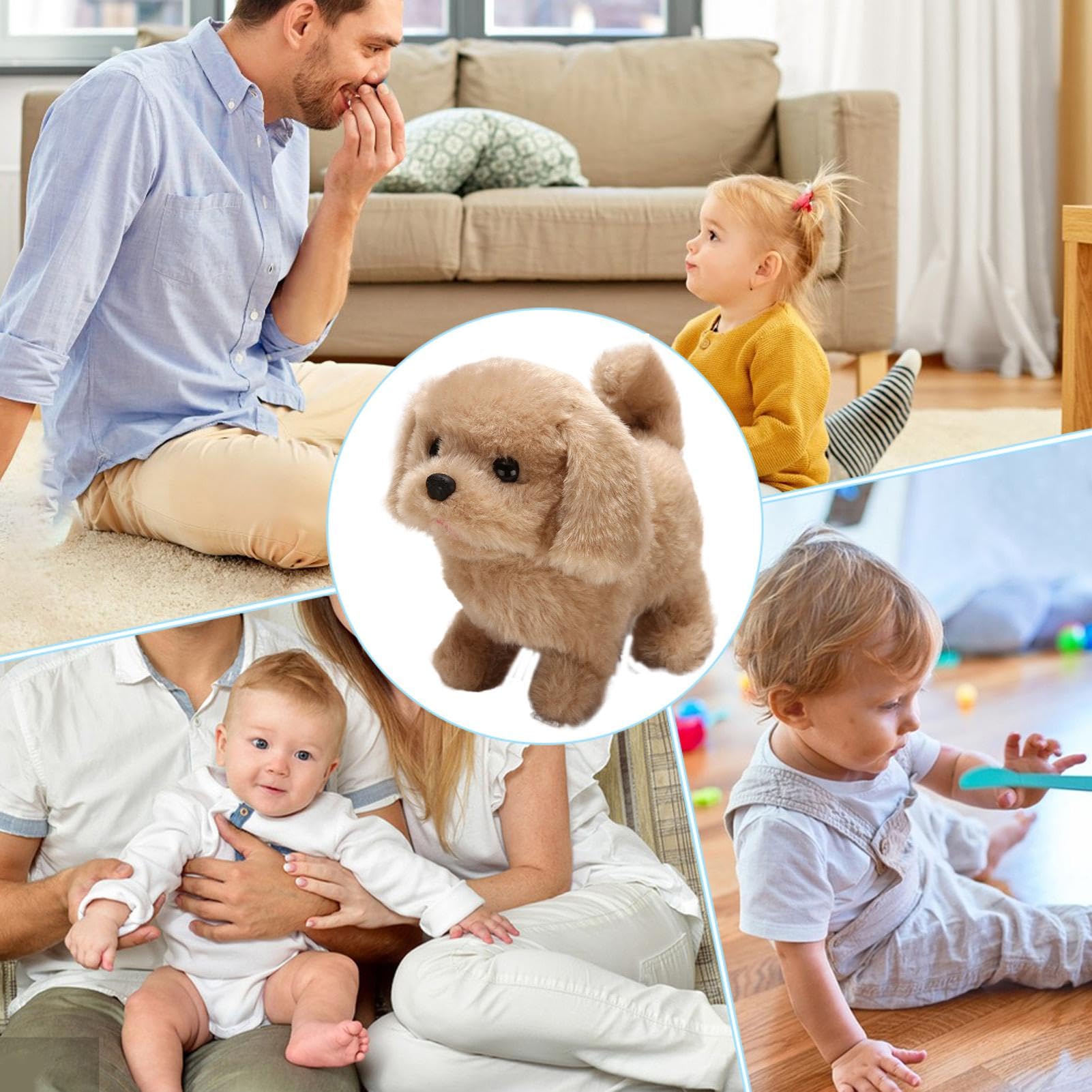 Amazon.co.jp: 電子おもちゃの犬、吠える犬のおもちゃ - 歩く電子犬