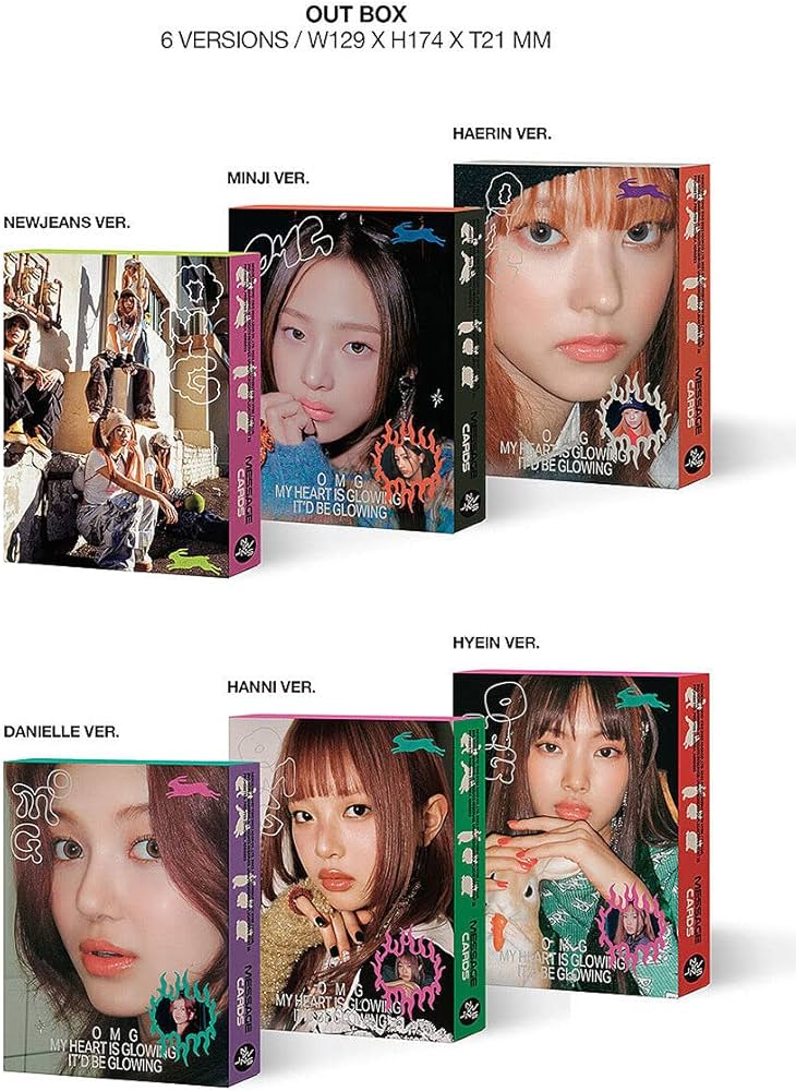 Amazon.com: NEWJEANS OMG 1st Winter Single Album ( MESSAGE CARD