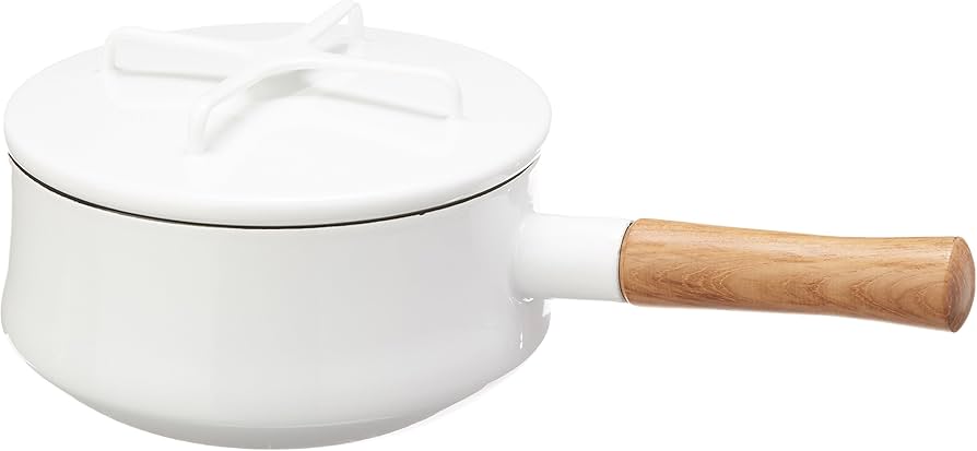 Amazon.com: Dansk Kobenstyle White Saucepan, Medium: Saucepans