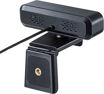 Amazon.co.jp: サンワサプライ WEBカメラ ステレオマイク内蔵 フルHD