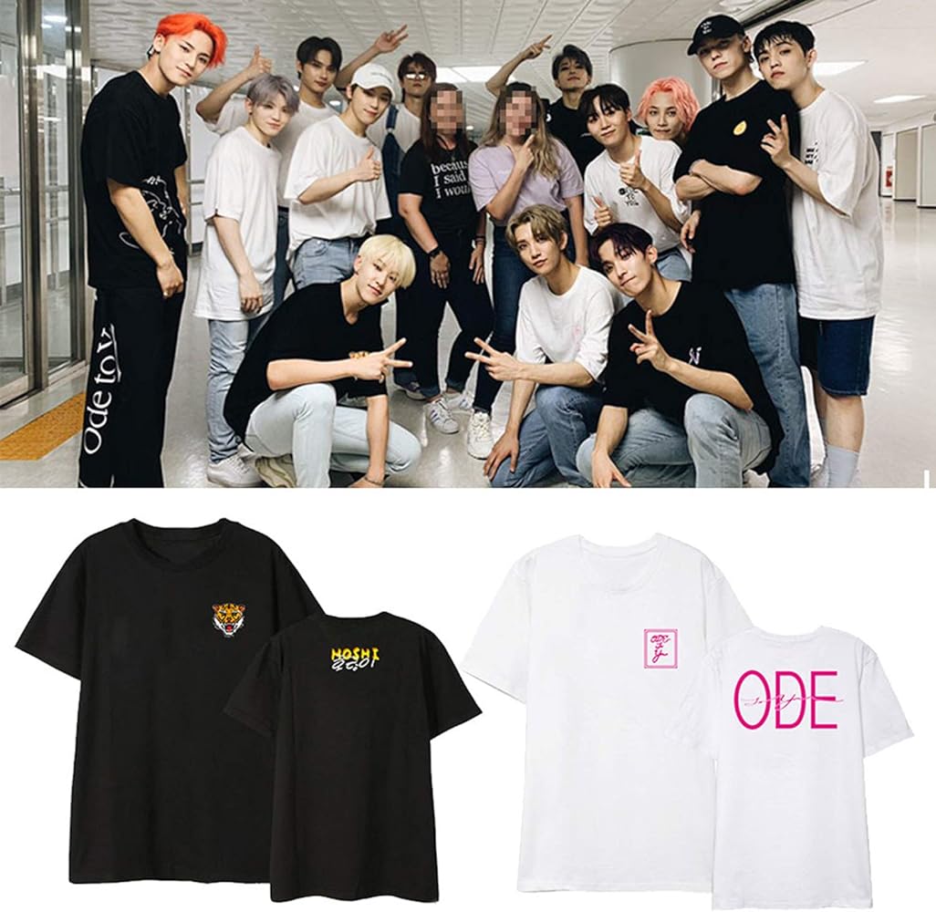 Seventeen T-Shirt World Tour ODE to You Tshirts Woozi Vernon Hoshi