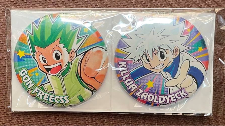 Amazon.co.jp: HUNTER × HUNTER キルア ゴン コンビセット 缶バッジ