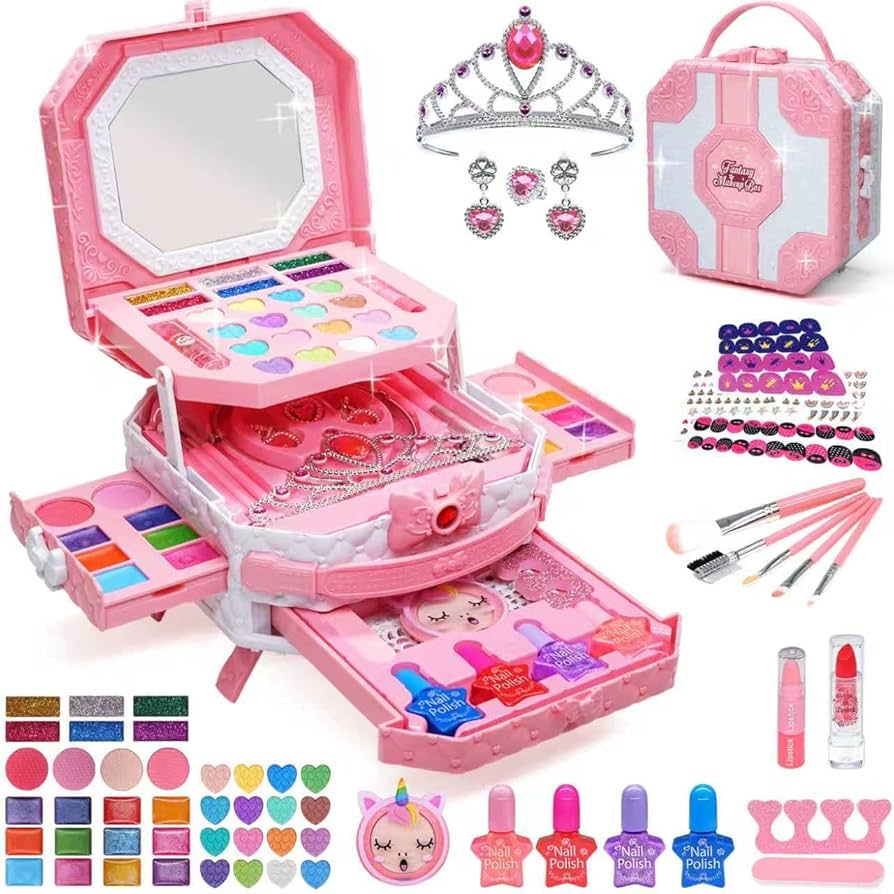 Amazon.com: Kids Makeup Sets for Girls 5-8, 68 Pcs Kids Makeup Kit