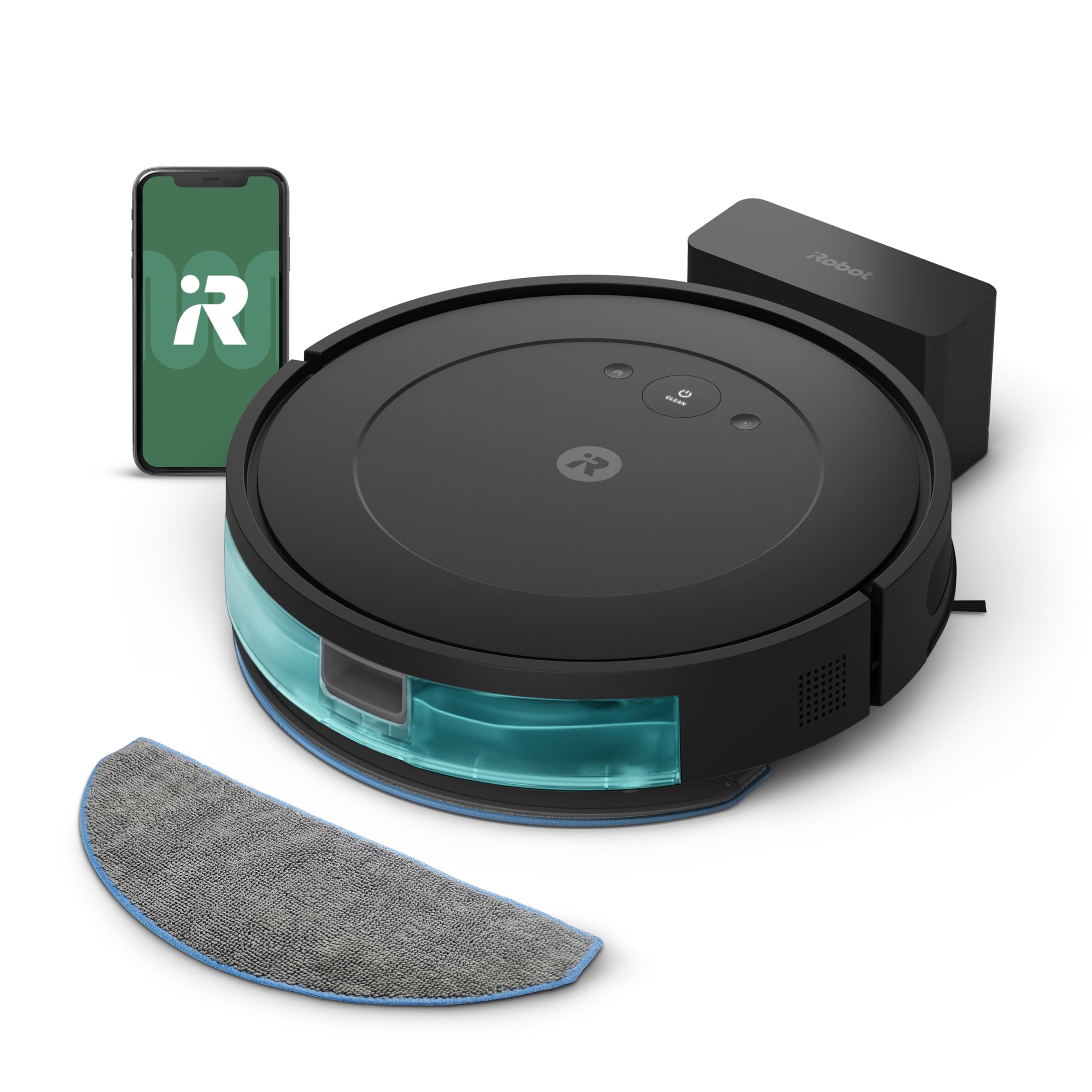 iRobot Roomba Combo Essential Robot Vacuum & Mop (Y0140) - Black