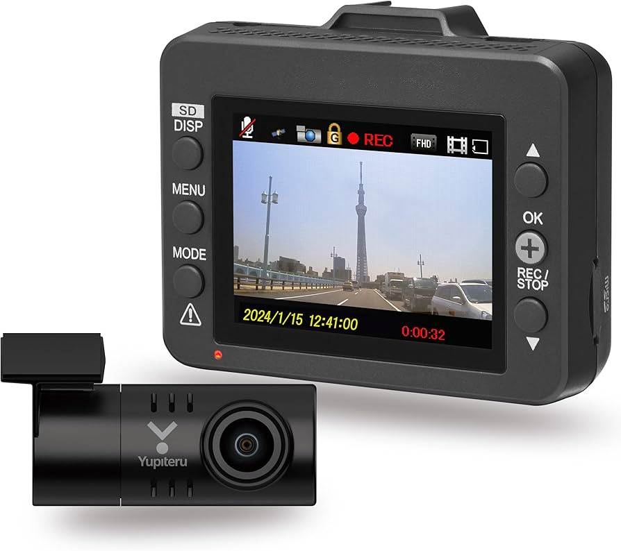 Amazon | ユピテル(Yupiteru) ドライブレコーダー 前後2カメラ WDT410d
