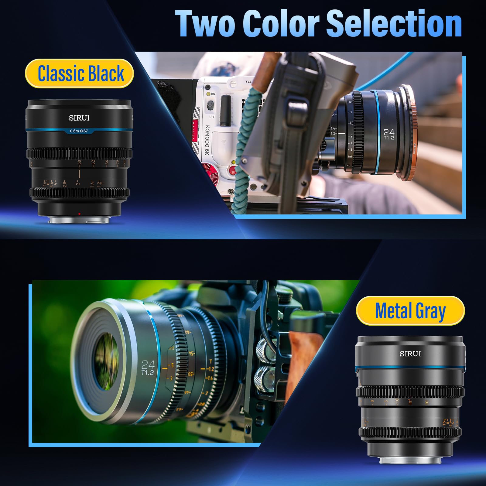 Amazon.co.jp: SIRUI Night Walker T1.2シネマレンズセット, 24mm