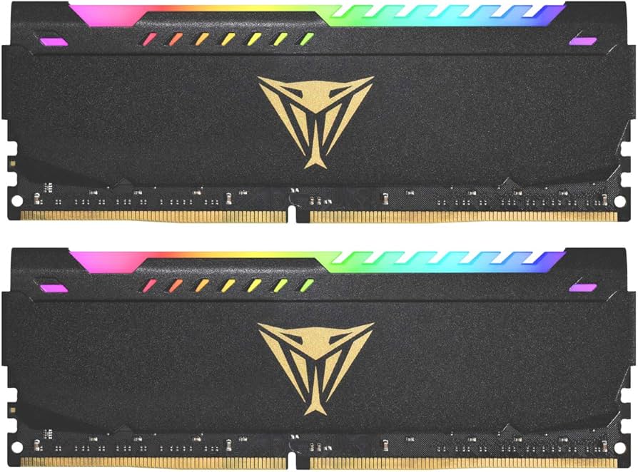 Patriot Viper Steel RGB DDR4 RAM 64GB (2X32GB) 3600MHz CL20 1.35v