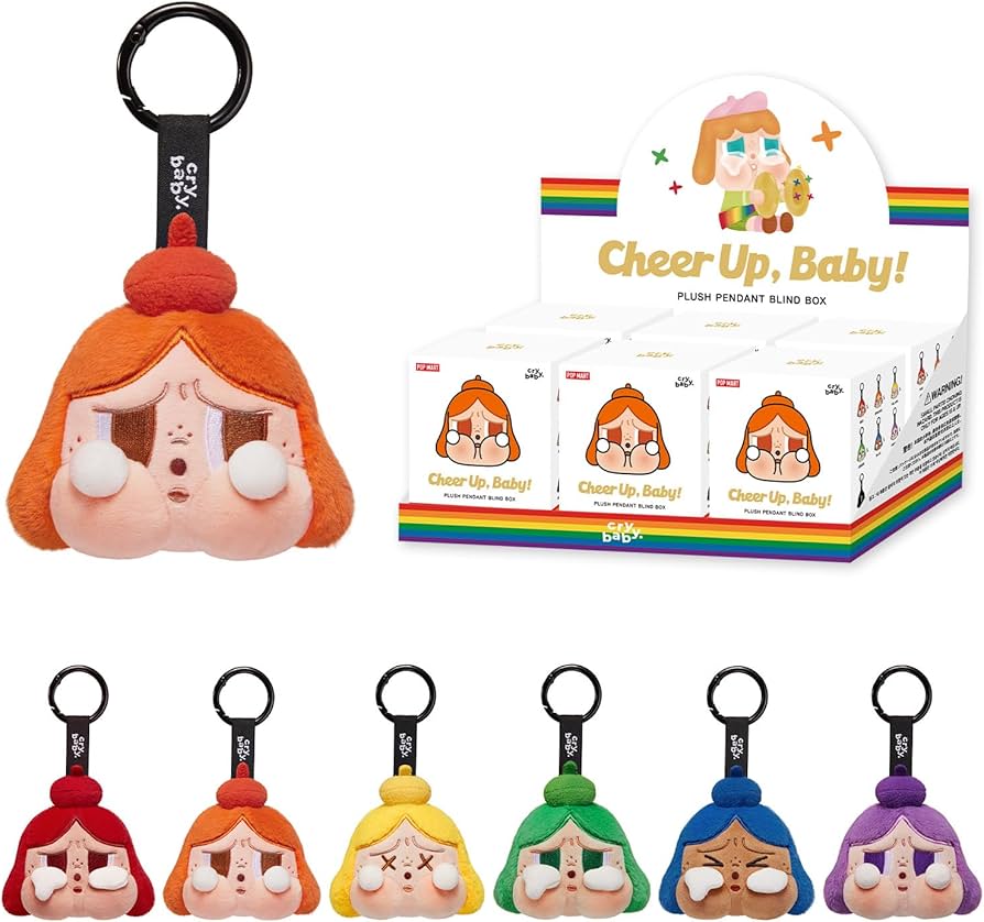 Amazon.com: POP MART Crybaby Cheer UP, Baby! Series-Plush Pendant