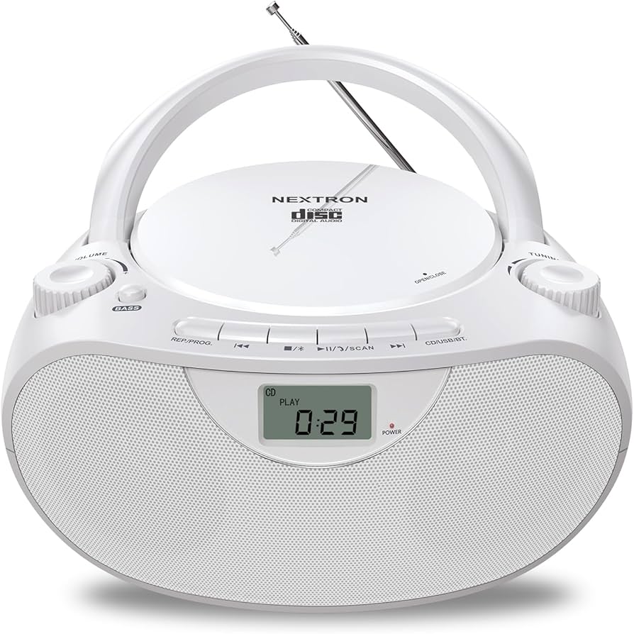 Amazon.com: Nextron Portable CD Player Bluetooth Boombox with AM