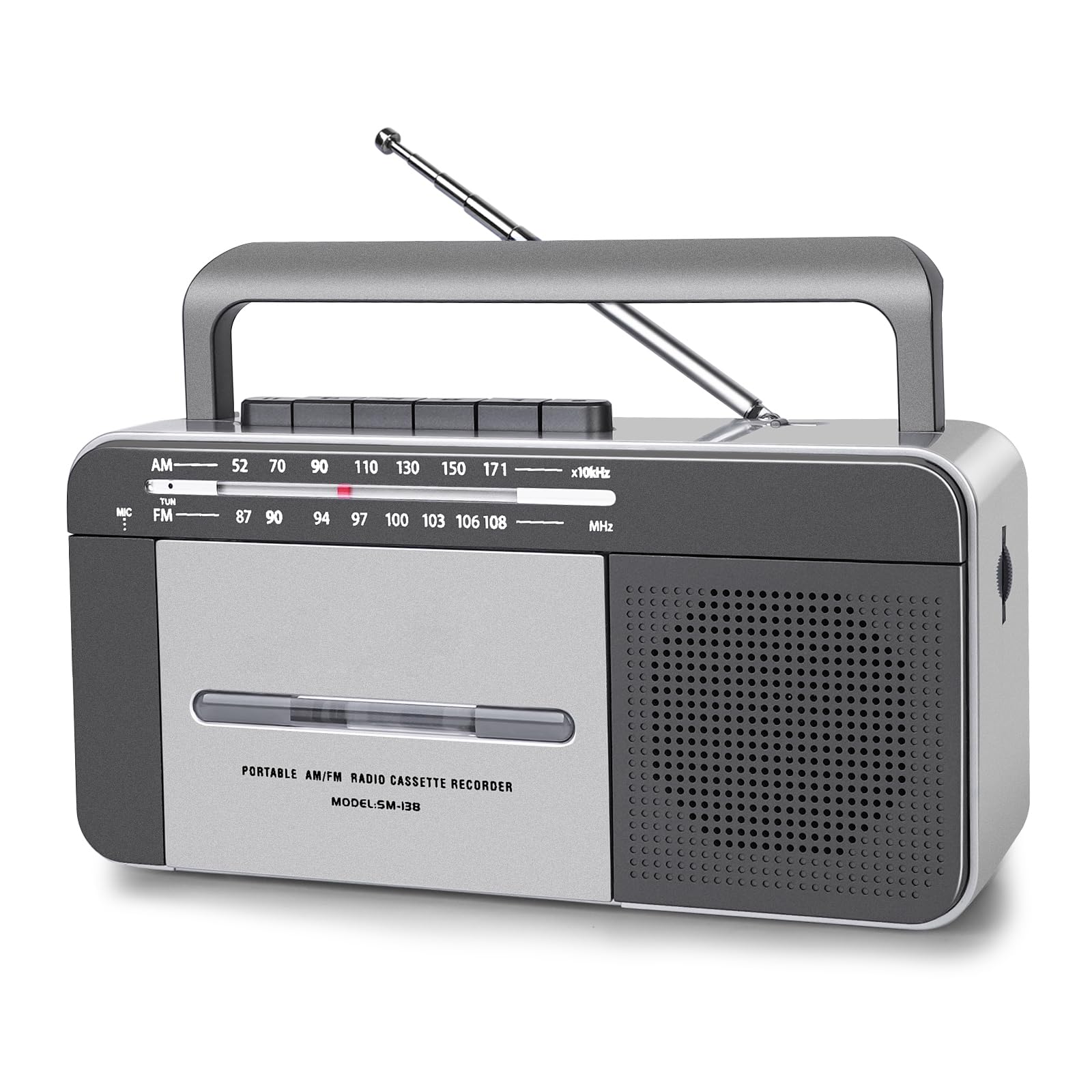 dashmate カセットテーププレーヤー AM/FMラジオ dashmate カセット