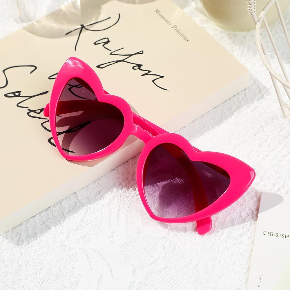 Amazon.com: YOGFIT Heart Sunglasses for Women Fashion Classic Love