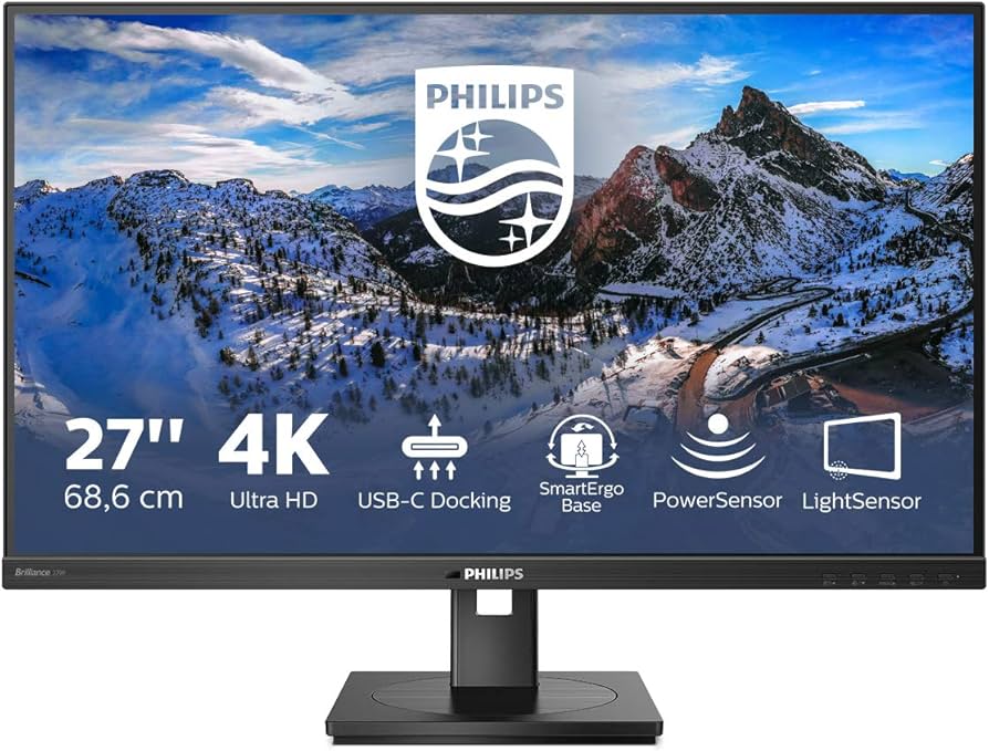 Amazon.com: Philips 27, 3840x2160, IPS, Flat, H/A 150 MM Pivot