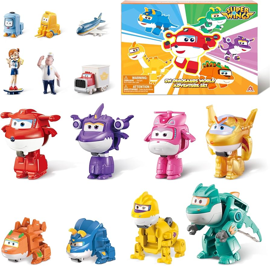 Super Wings Dinosaur Collector Pack, Figures - Amazon Canada