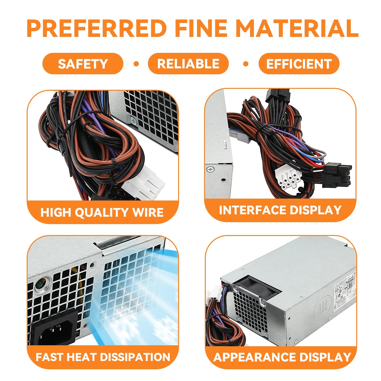 Amazon | 電源 500W 適合機種: DELL XPS 8950 Vostro 3901 3910