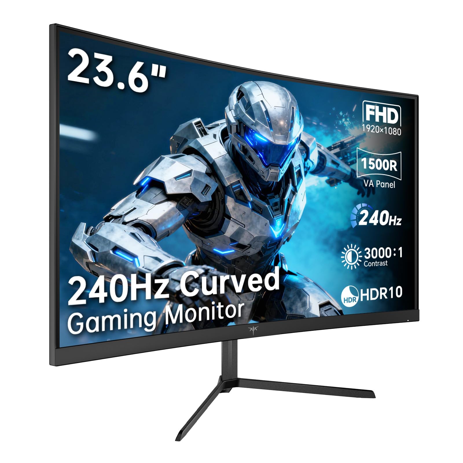 Amazon.com: KTC 24 Inch 240Hz Curved Gaming Monitor, FHD 1080p