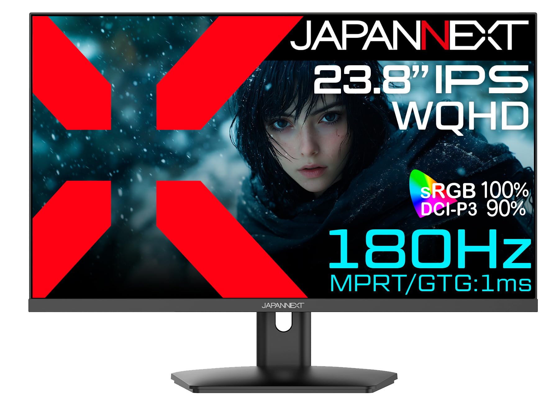 Amazon.co.jp: JAPANNEXT 23.8インチ IPSパネル 180Hz WQHD(2560x1440