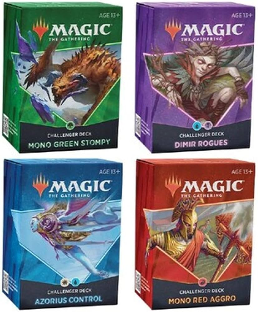 Amazon.co.jp: MTG マジックチャレンジャーデッキ 2021 全4組セット