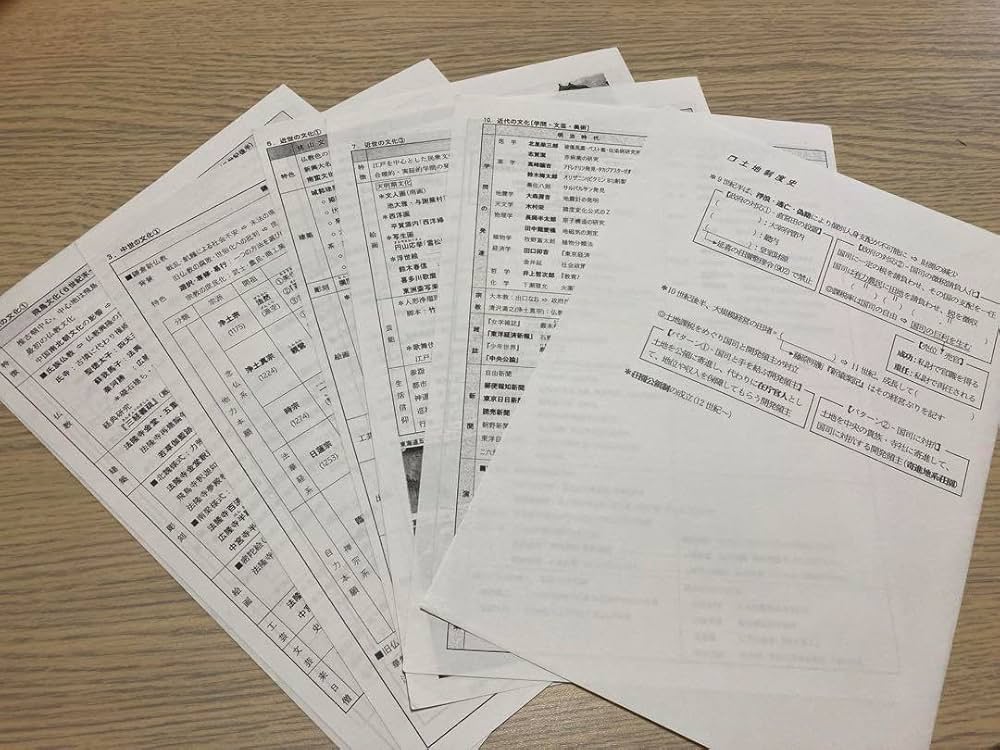 Amazon.co.jp: 河合塾 坂本勝義先生 日本史プリント 文化史 : 文房具