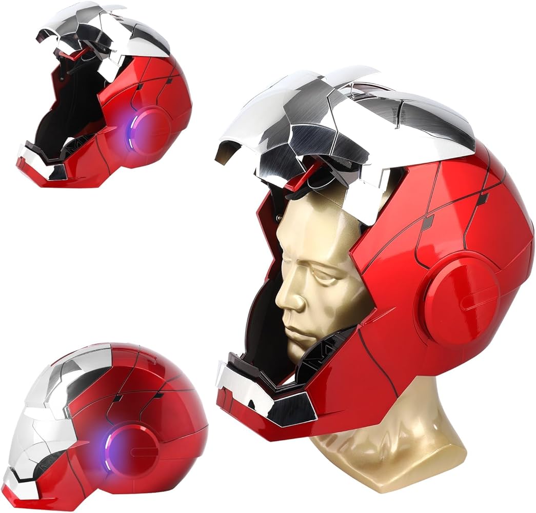Amazon.com: Iron-Man MK 5 Wearable Electronic Helmet with Voice