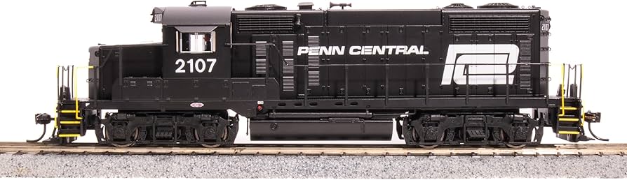 Amazon.com: Broadway Limited 7459 EMD GP20, PC 2111, Black w/White